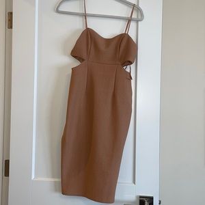 Never worn dress! With side slit